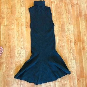 Turtleneck SweaterTank Flare Mermaid Dress Medium